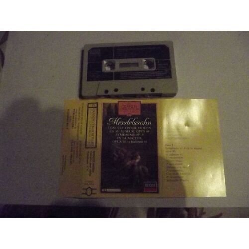 Cassette Audio! Les Grands Compositeurs Et Leur Musique Mendelssohn