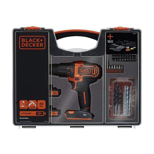 Black+Decker BDCHD18BOA-QW Perceuse/Visseuse à percussion