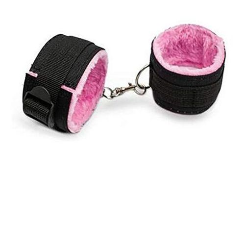 Menottes Rouge Rose Tissu Bdsm Bondage Menottes Sex Sexe Red Handcuffs