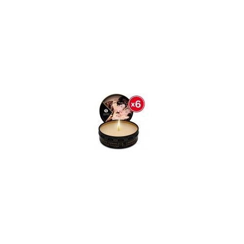 Shunga Massage Bougie Chocolat 6 X 30 Ml De Shunga