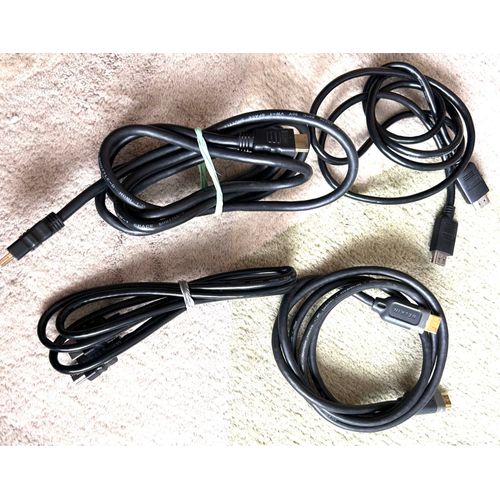 lot de 4 câbles HDMI neufs