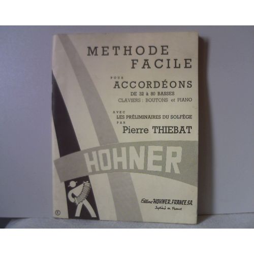 Methode Facile Pour Accordeons(Pierre Thiebat)