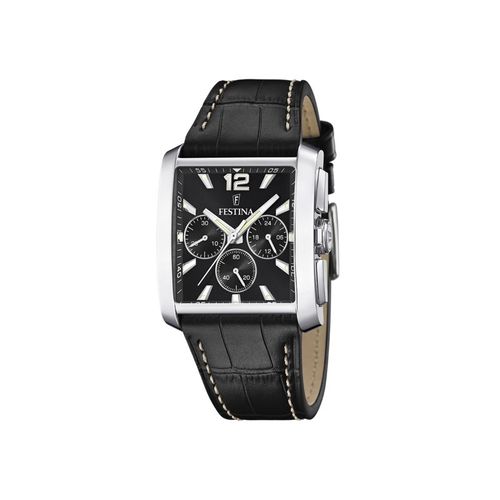 Festina Montre Timeless Chronograph Homme Cuir Noir F20636/4