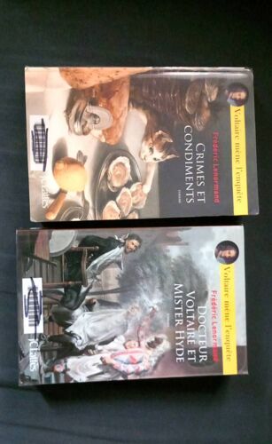 Voltaire Mène L Enquête Lot De 2 Livres - Jc Lattes - Frédéric Lenormand.