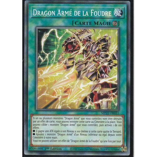 Carte Yu-Gi-Oh - Dragon Armee De La Foudre - Mp22-Fr031 -