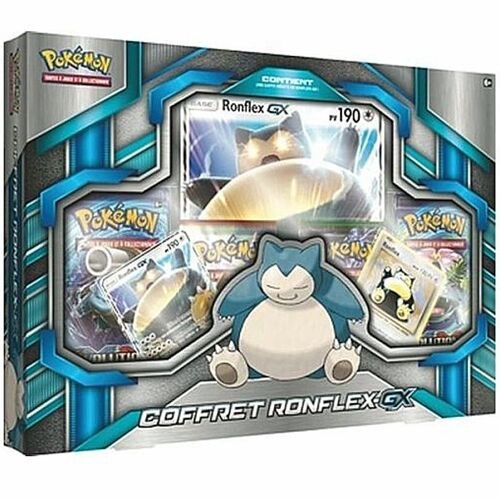 Coffret Pokémon - Ronflex Gx Français Jeu De Cartes À Jouer Et À Collectionner