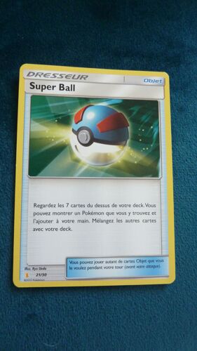 Arte Française Pokemon = Carte Promo - Super Ball - Dresseur - Objet - N° 21/30 De 2017, Neuve