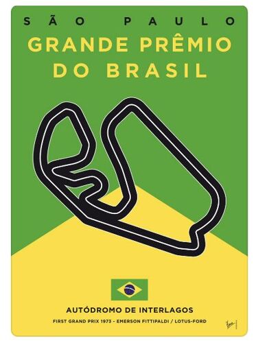 Affiche Sao Paulo Premio Brazil
