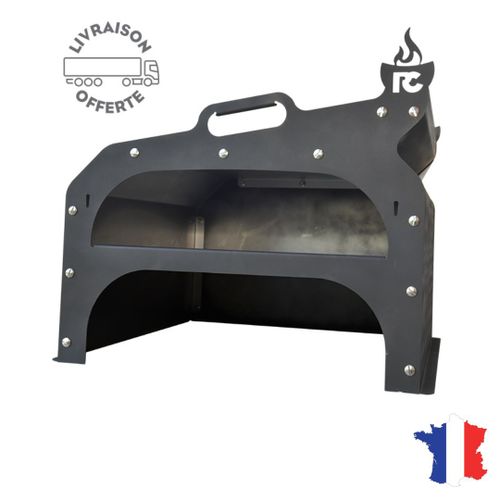 RC CONCEPT - Four à pizza, Barbecue Plancha Brasero à bois 3 en 1 pour RC Ø 106 cm