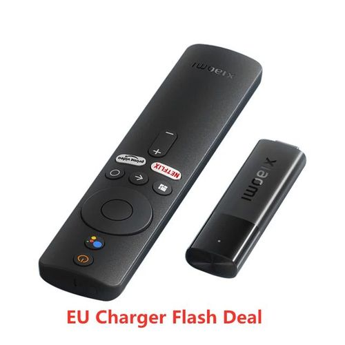 Chargeur de l'UE - Xiaomi-Mi TV Stick, 4K, Android 11.0, Portable, Streaming, Media, 2 Go, 8 Go, Prise en charge, Dongle TV multilingue, Version globale, Nouveau