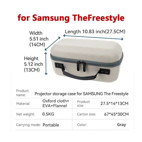 Pour le Freestyle un - Sac de voyage pour Mini projecteurs, étui de rangement de protection Portable, accessoires de projecteur pour Samsung le Freestyle