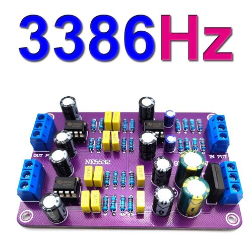 3386Hz - Filtre de pré-étape de synchronisation active, crossover 2 voies, filtre de synchronisation morte, LinkConnecticut Riley, NE5532