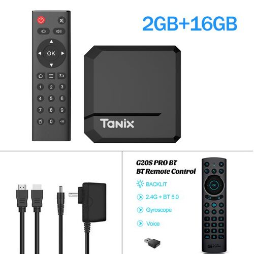 TX2-16G-G20SPROBT - Boîtier TV Android 12.0 Allwinner H618, 2 Go RAM, 16 Go, Dean, USB, AV1, 2.4G, Wifi, 8K, HDR, Lecteur MultiXXL, Décodeur Intelligent, d'Origine
