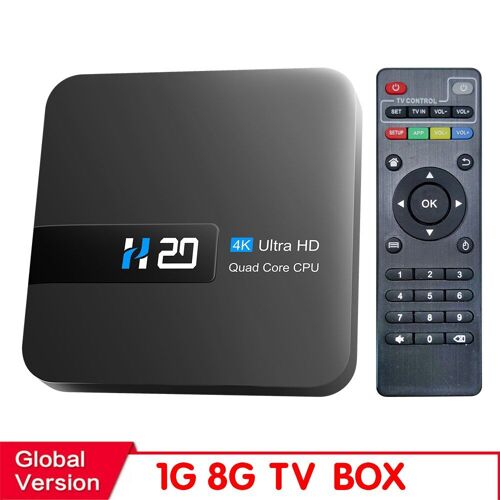 1g8g - Boom-Boîtier Smart TV GTOP H20, Android 10.0,4K/HD, lecteur multimédia H.dissis, 3D Play, résolution 1080p, très rapide