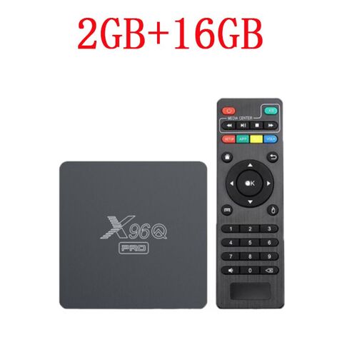 2 Go 16 Go - Boîtier TV X96Q Pro, Android, Allwinner H313 Quad Core, 10.0G, WiFi, HDR10, 4K, 8 Go, 2.4 Go, lecteur multimédia, H.disparates, IPTV, Home Cinéma