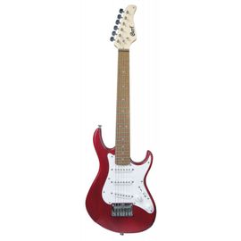 Cort G100 Junior - Guitare Électrique Série G - Bordeaux Pores Ouverts