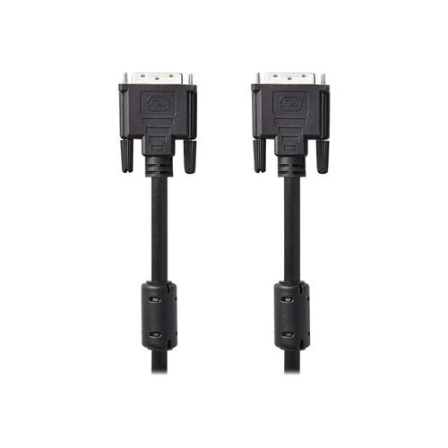 Nedis - Câble DVI - DVI-D (M) pour DVI-D (M) - 10 m - rond, vis moletées - noir