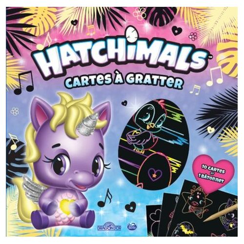 Hatchimals Cartes À Gratter - Avec 10 Cartes, 1 Bâtonnet