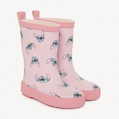 Bottes De Pluie Imprimé Stitch Disney Pour Fille Rose