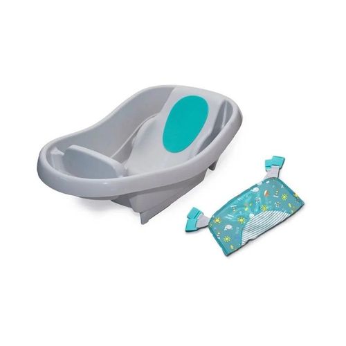 Baignoire Confort Deluxe Avec Coussin De Siège Et Hamac - Gris