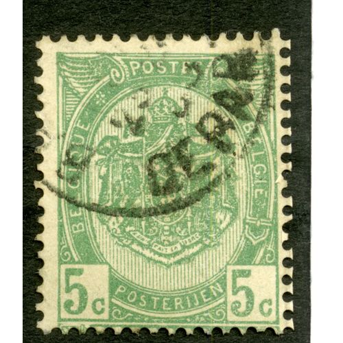 Timbre Oblitéré Belgique, Belgie, Postes, Posterijen, 5 C