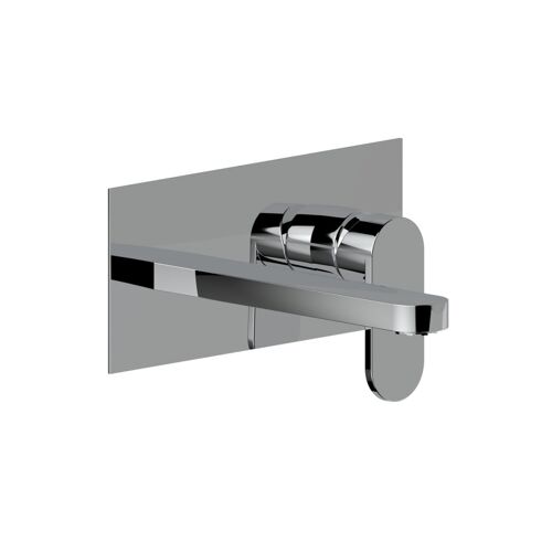 ROBINET MURAL LAVABO BEC 18CM CHROMÉ | AMALFI