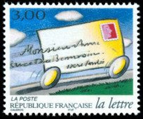 Timbre Le Voyage D´Une Lettre Transport De La Lettre (Emission De 1997)