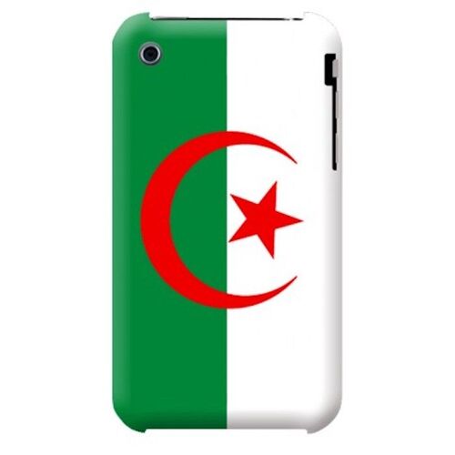 Coque Iphone 3g 3gs Drapeau Algérie Silicone Rigide (Tpu)