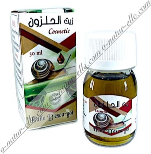 Huile De Bave D'escargot 100% Pure & Naturelle 30ml Snail Oil, Aceite De Caracol 
