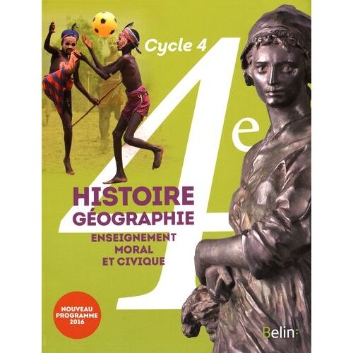 Histoire Géographie Enseignement Moral Et Civique 4e Cycle 4 - Manuel De L'élève