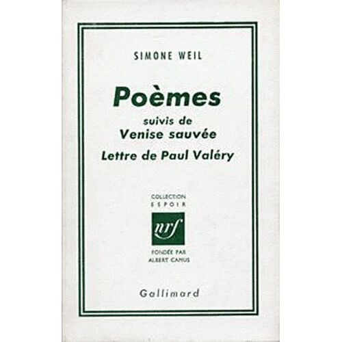 Poèmes - Suivis De Venise Sauvée