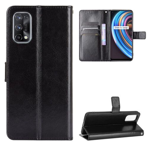 Coque Oppo Realme X7,Etui pour Oppo Realme X7,Coque en cuir pour Oppo Realme X7,Convient a Etui la Oppo Realme X7,Noir