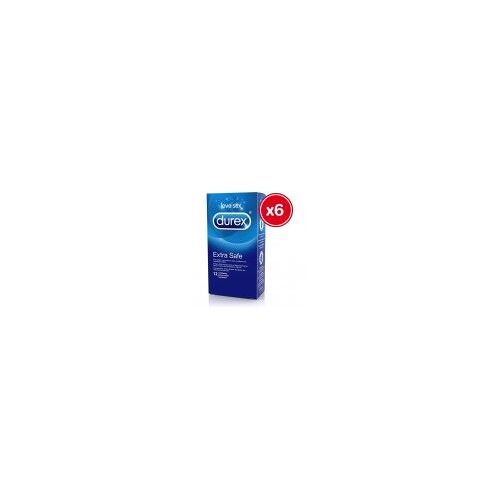 Pack Preservatifs Sécurité Extra 6 X 12 Units De Durex