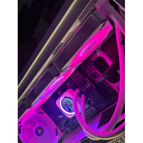 Corsair iCUE H150i Elite LCD XT Refroidisseur de CPU Liquide - Écran LCD IPS - Trois Ventilateurs AF120 RGB Elite - Radiateur 360mm - Convient à Intel® LGA 1700, AMD AM5, et Plus - Blanc