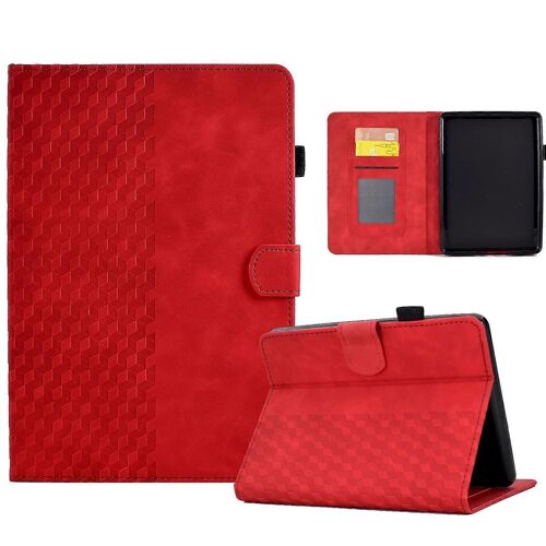 Coque De Tablette Intelligente En Cuir Gaufré Rhombus