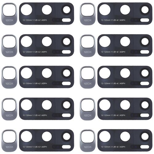 10 Pcs Objectif De Caméra Arrière Pour Xiaomi Mi 10 Ultra / M2007j1sc