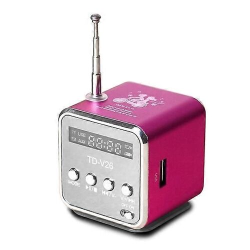 Haut-parleurs portables avec FM Mini Multi-fonction Radio USB Notebook Haut-parleurs pour TV Phone Support SD / TF Card Mp3 Music Player
