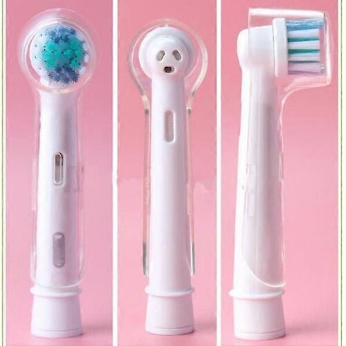 12 Têtes De Brosse À Dents Électriques Couvercle Transparent De Protection