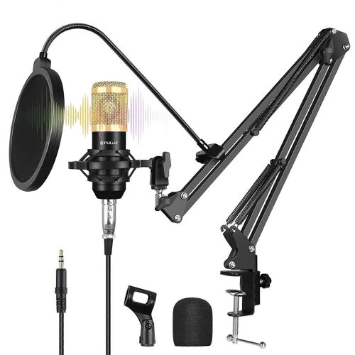 PULUZ Microphone à condensateur, alimentation par 48V