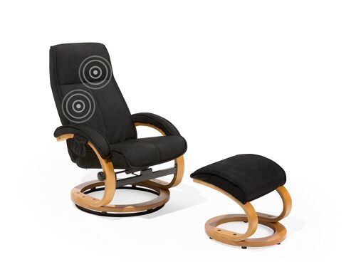 Fauteuil massant HERO Tissu Noir