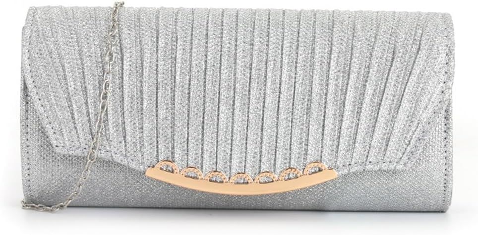Pochette De Soirée Femme En Strass Avec Chaîne - Clutch Brillant Pour Mariage, Fête, Cadeau élégant