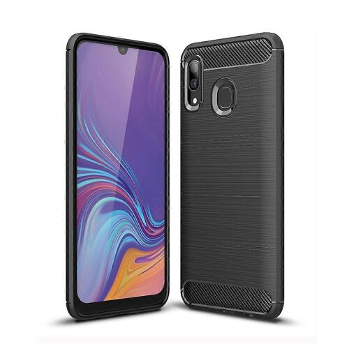 Coque Tpu En Fibre De Carbone À Texture Brossée Pour Galaxy A40