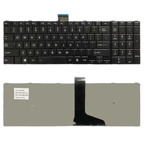 Clavier version américaine pour Toshiba Satellite C50D C50-A C50-A506 C50D-A C55T-A C55-A C55D-A