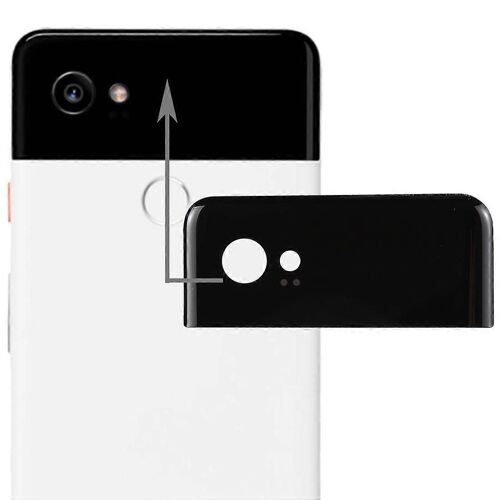 Google Pixel 2 Xl Back Cover Top Glass Lens Cover