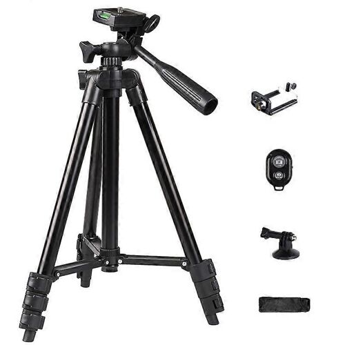 Appareil photo reflex numérique portable en aluminium Photographie de trépied rétractable Support d'atterrissage rétractable