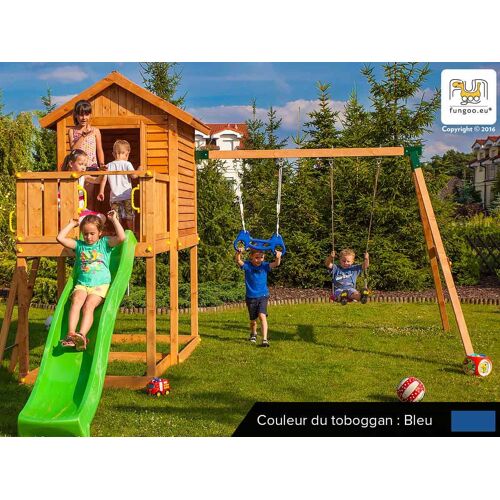 Aire De Jeux My House Move - Toboggan Bleu - Fungoo