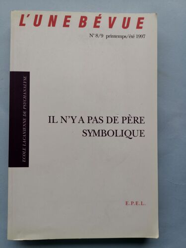 Il N'y A Pas De Pere Symbolique