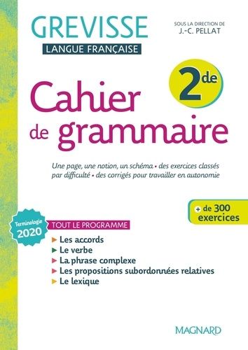 Cahier De Grammaire 2de