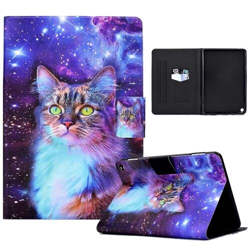 Pour Amazon Kindle Fire Hd 10 2021 Étui De Tablette En Cuir Tpu Pressé Électrique