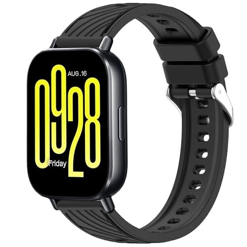 Stripe Texture 22mm Bracelet De Montre En Silicone